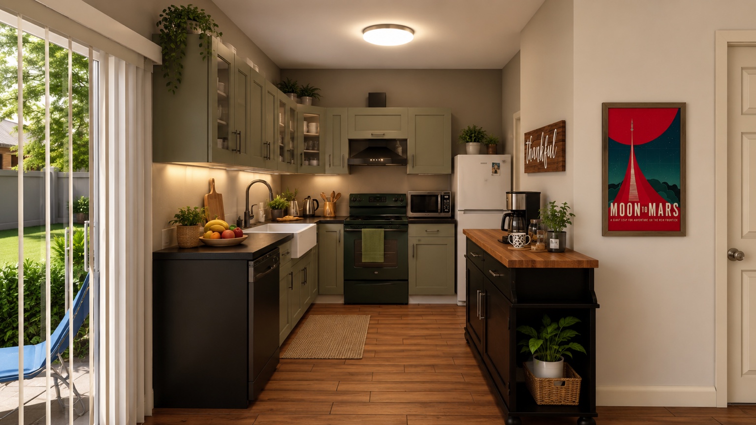 Living and dining